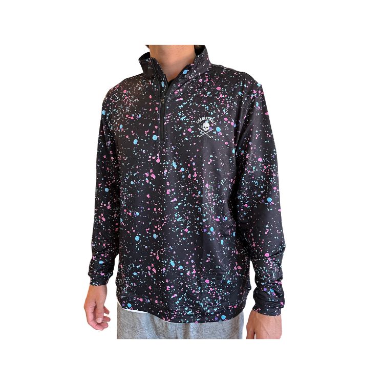 Paint Splatter Quarter Zip