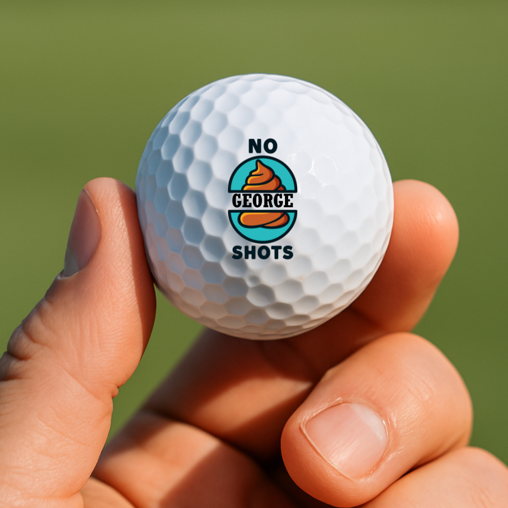 No Poop Shots Golf Ball
