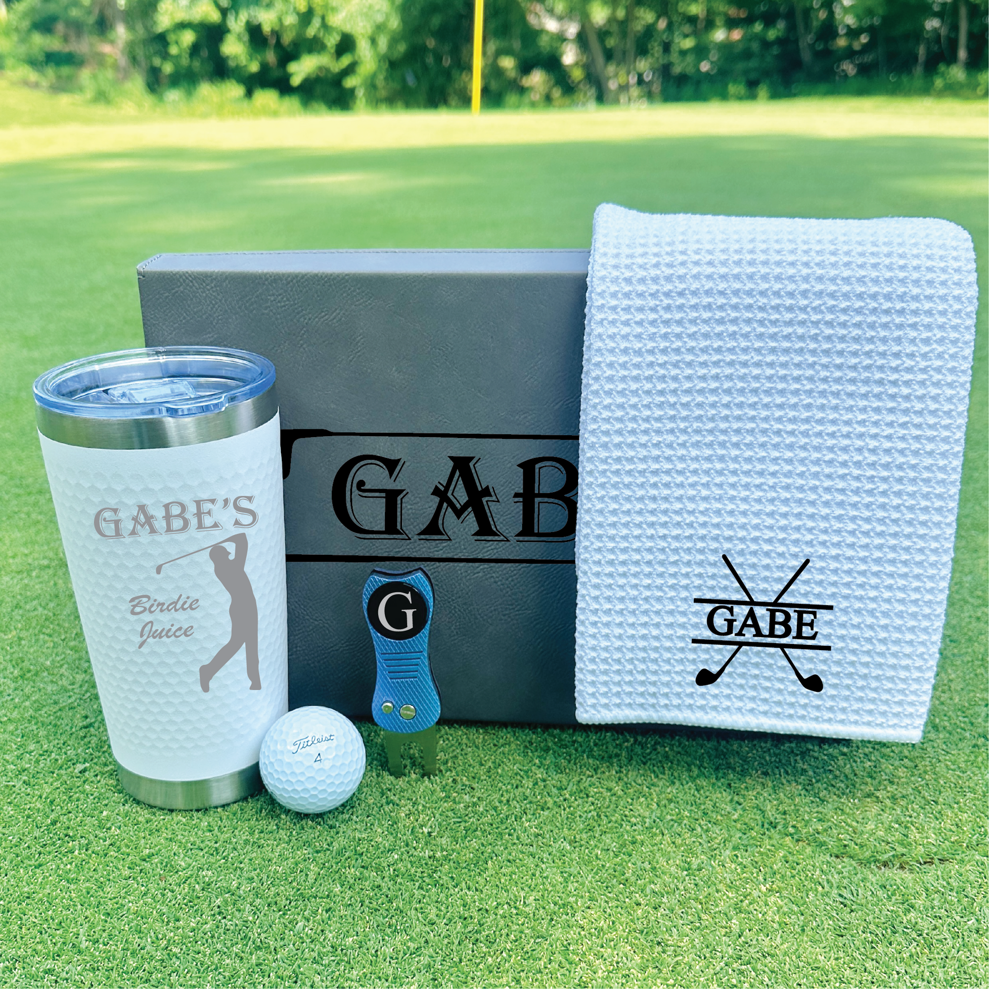 Personalized Golf Gift Box Set