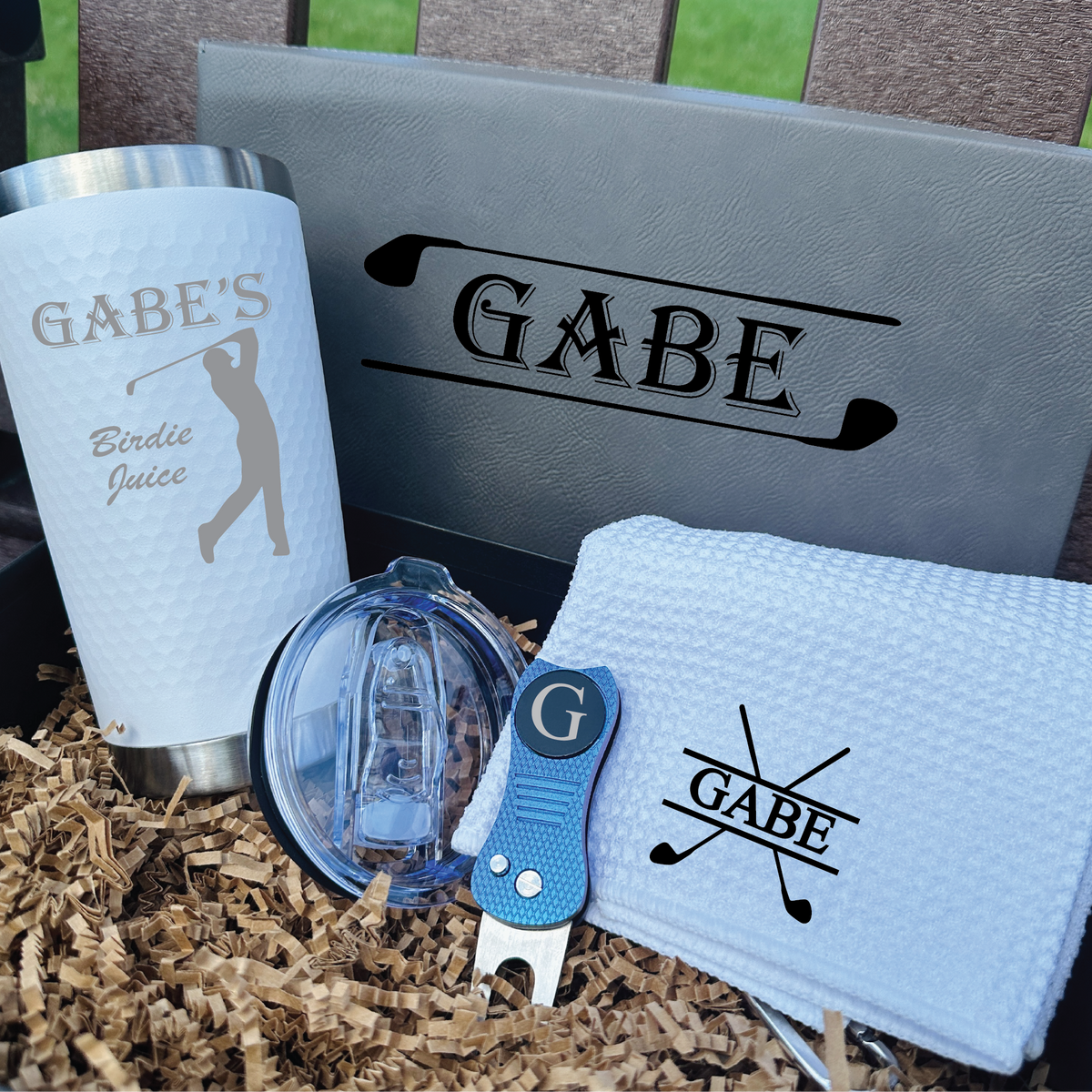 Personalized Golf Gift Box Set