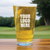 16 oz custom golf pint glass with engraved logo