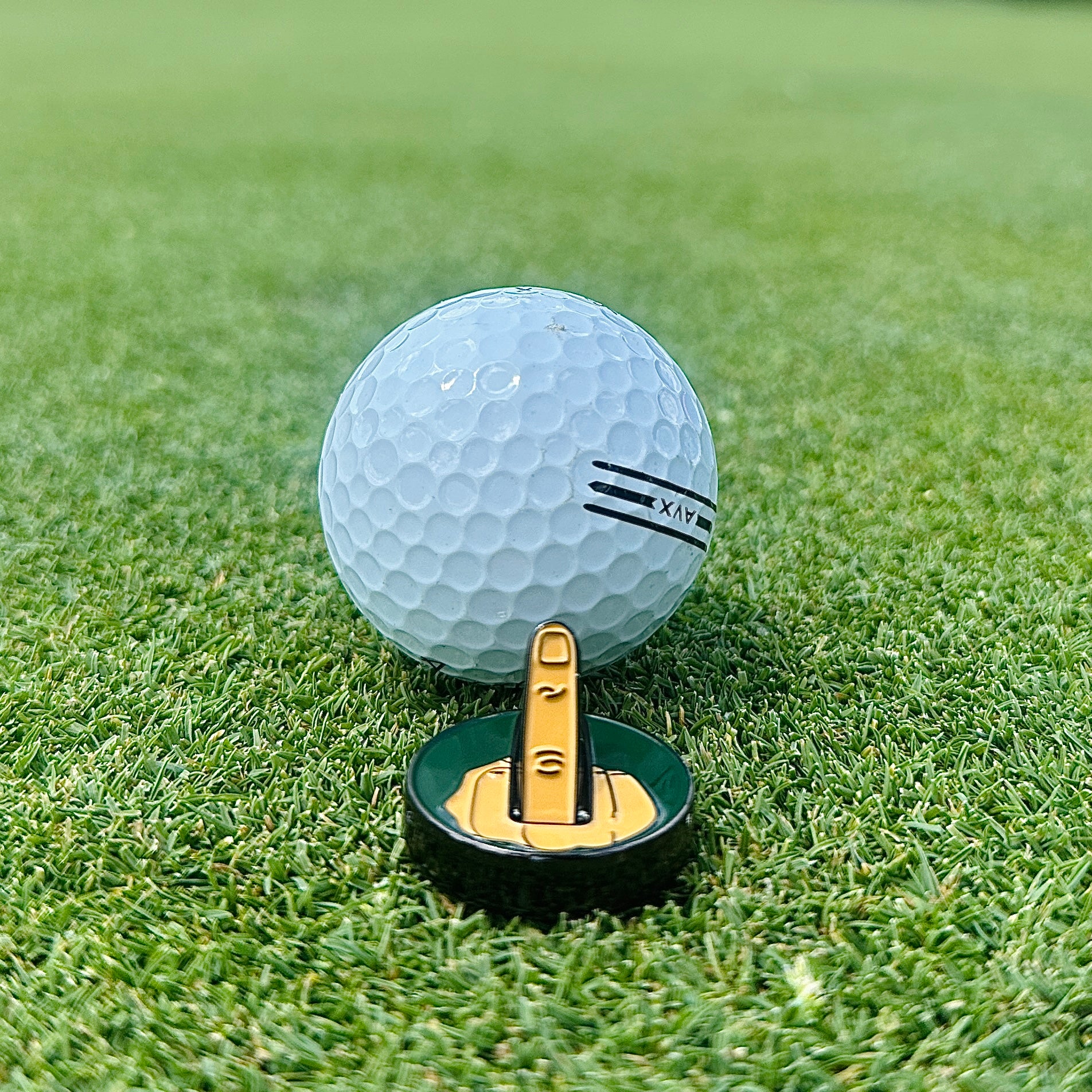 Flip The Bird Ball Marker & Hat Clip