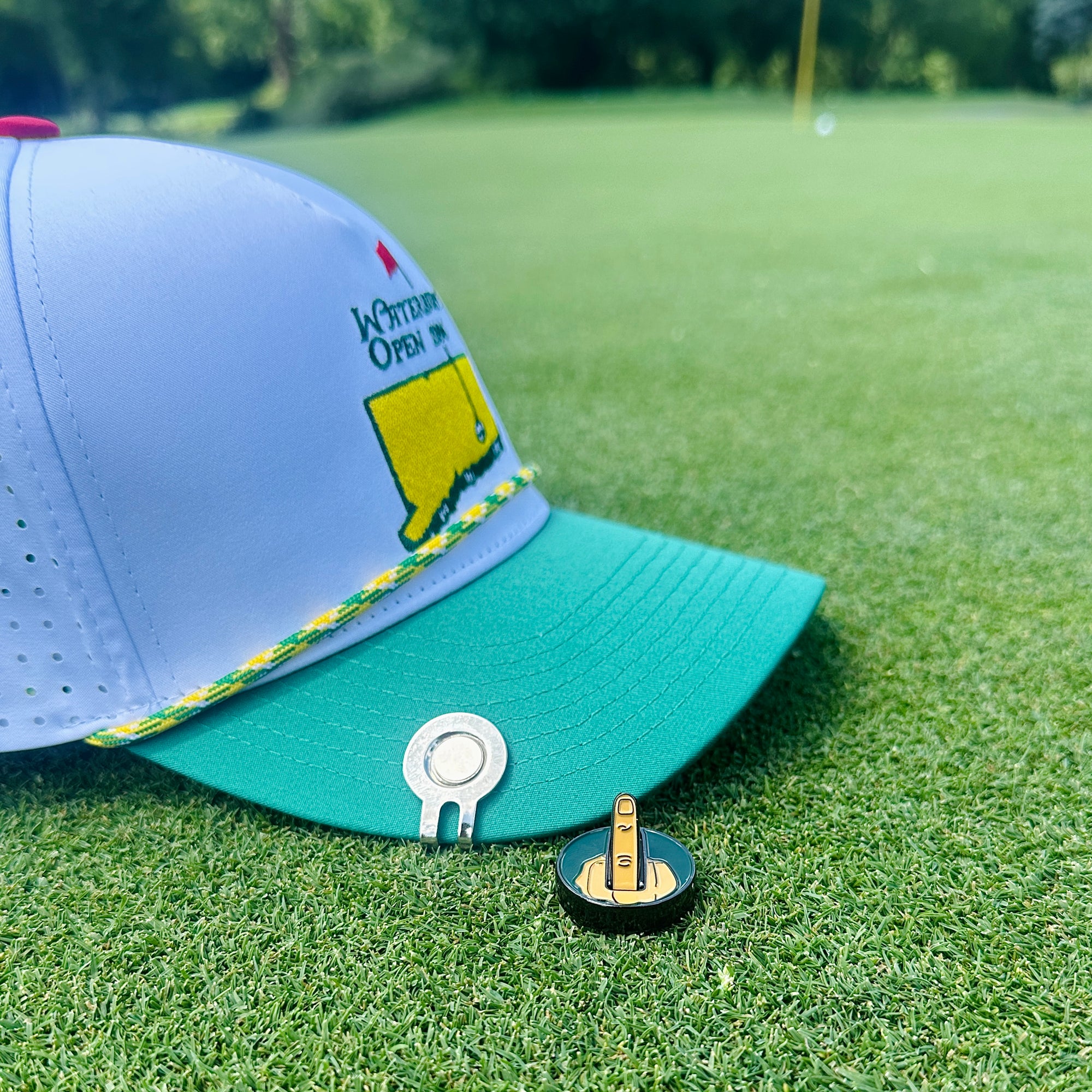 Flip The Bird Ball Marker & Hat Clip