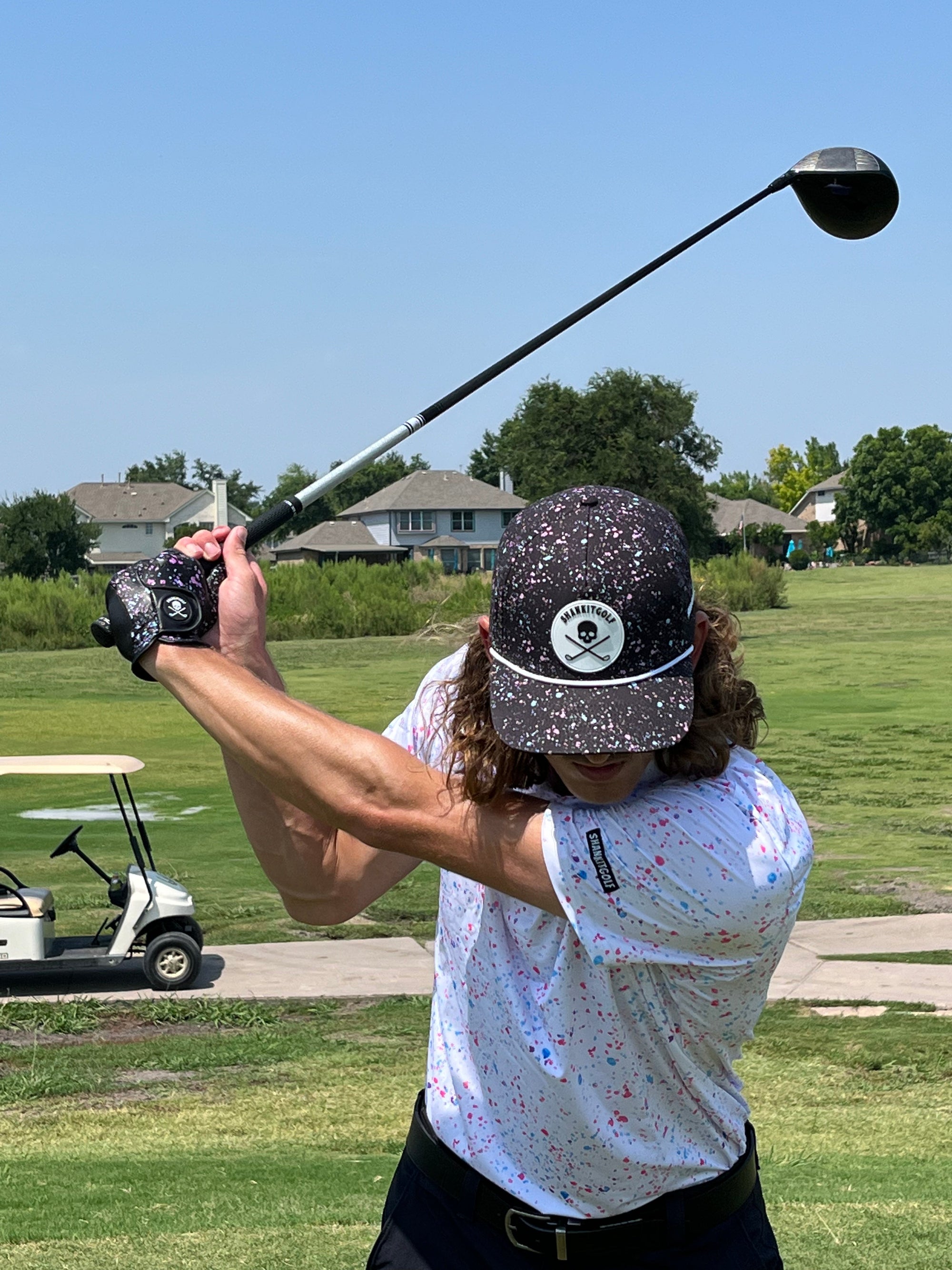 Paint Splatter Golf Hat