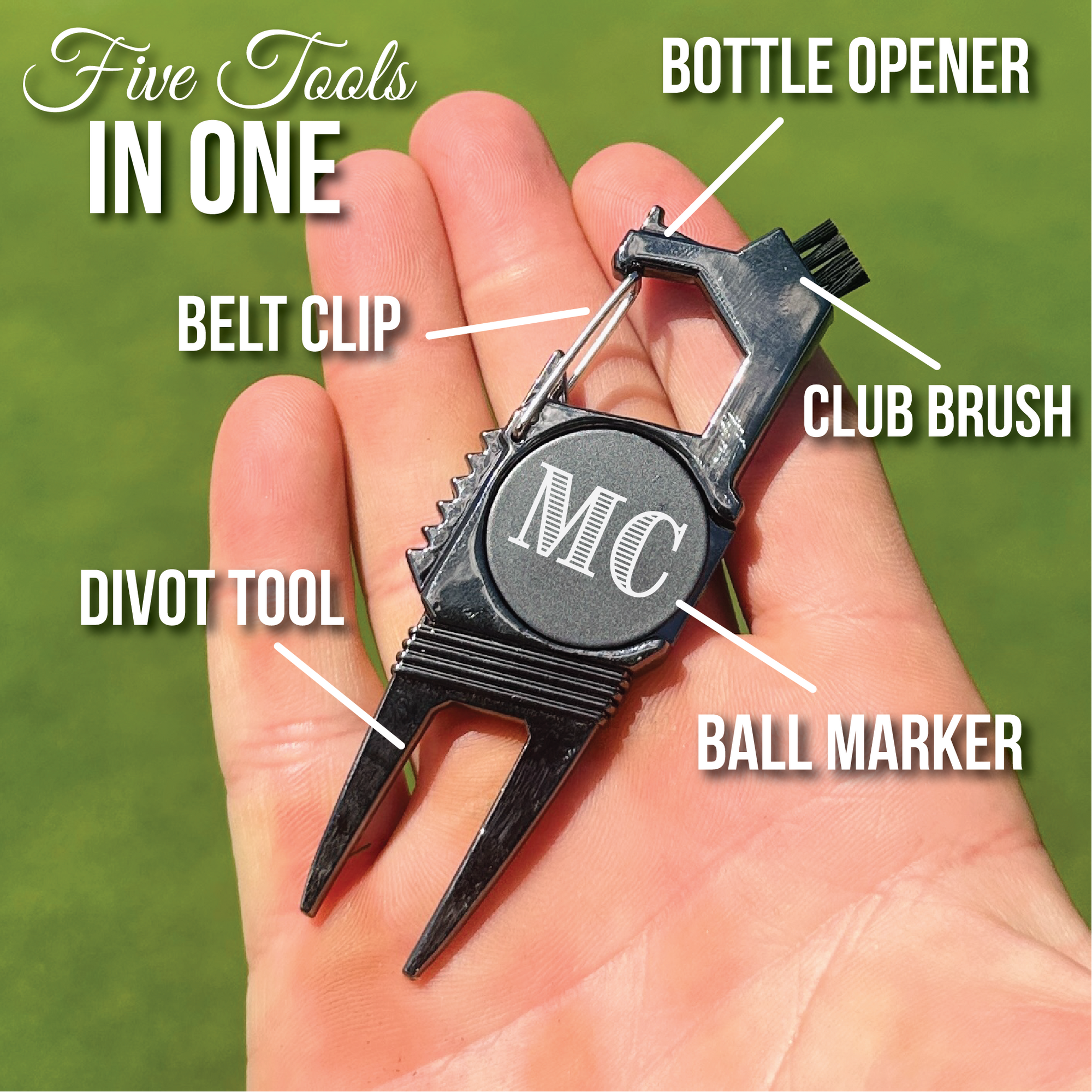 Monogrammed Golf Multi Tool