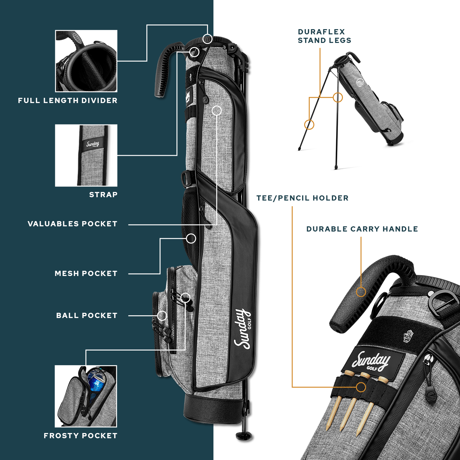 Sandstone Loma Golf Bag