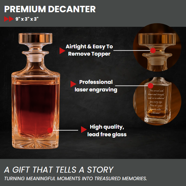 Drunken Golfer Decanter
