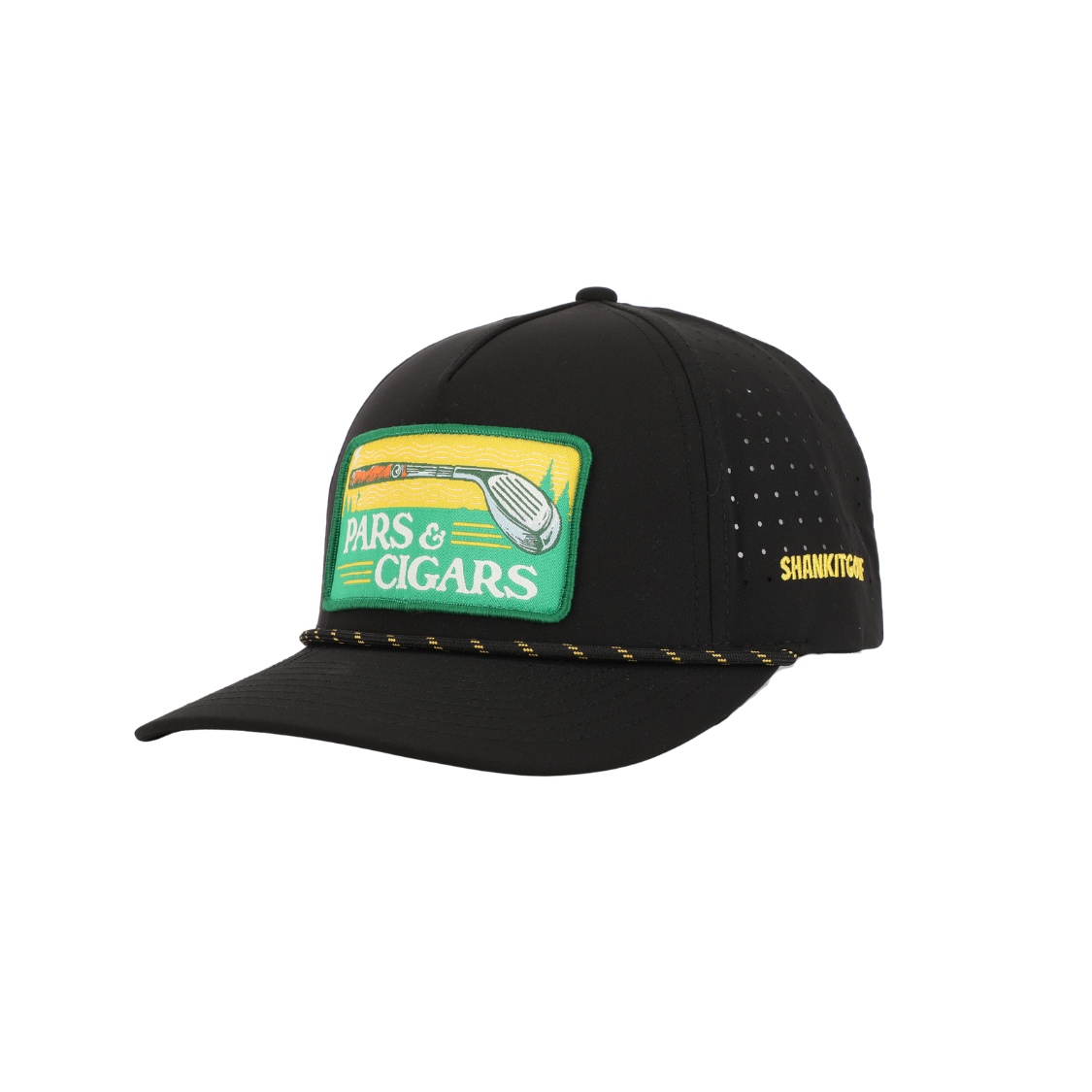 Pars &amp; Cigars Rope Patch Golf Hat