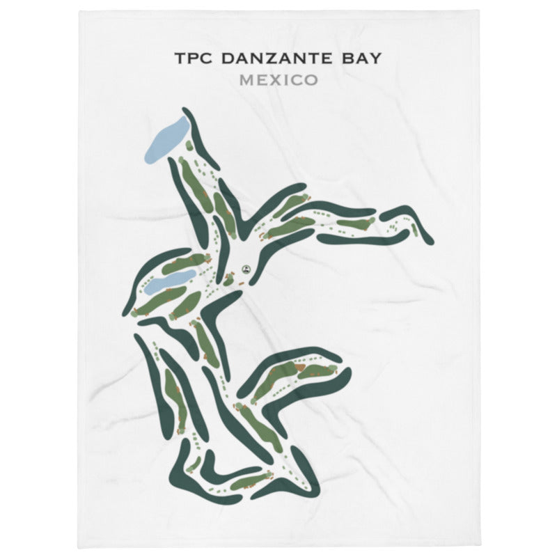 TPC Danzante Bay, Mexico - Printed Golf Course