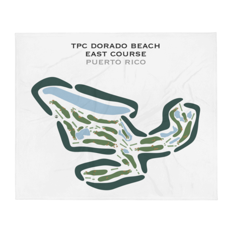 TPC Dorado Beach: East Course, Puerto Rico - Printed Golf Courses