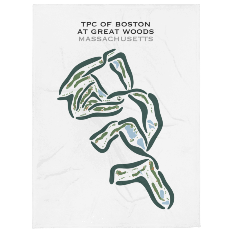 TPC of Boston at Great Woods, Massachusetts - Printed Golf Courses