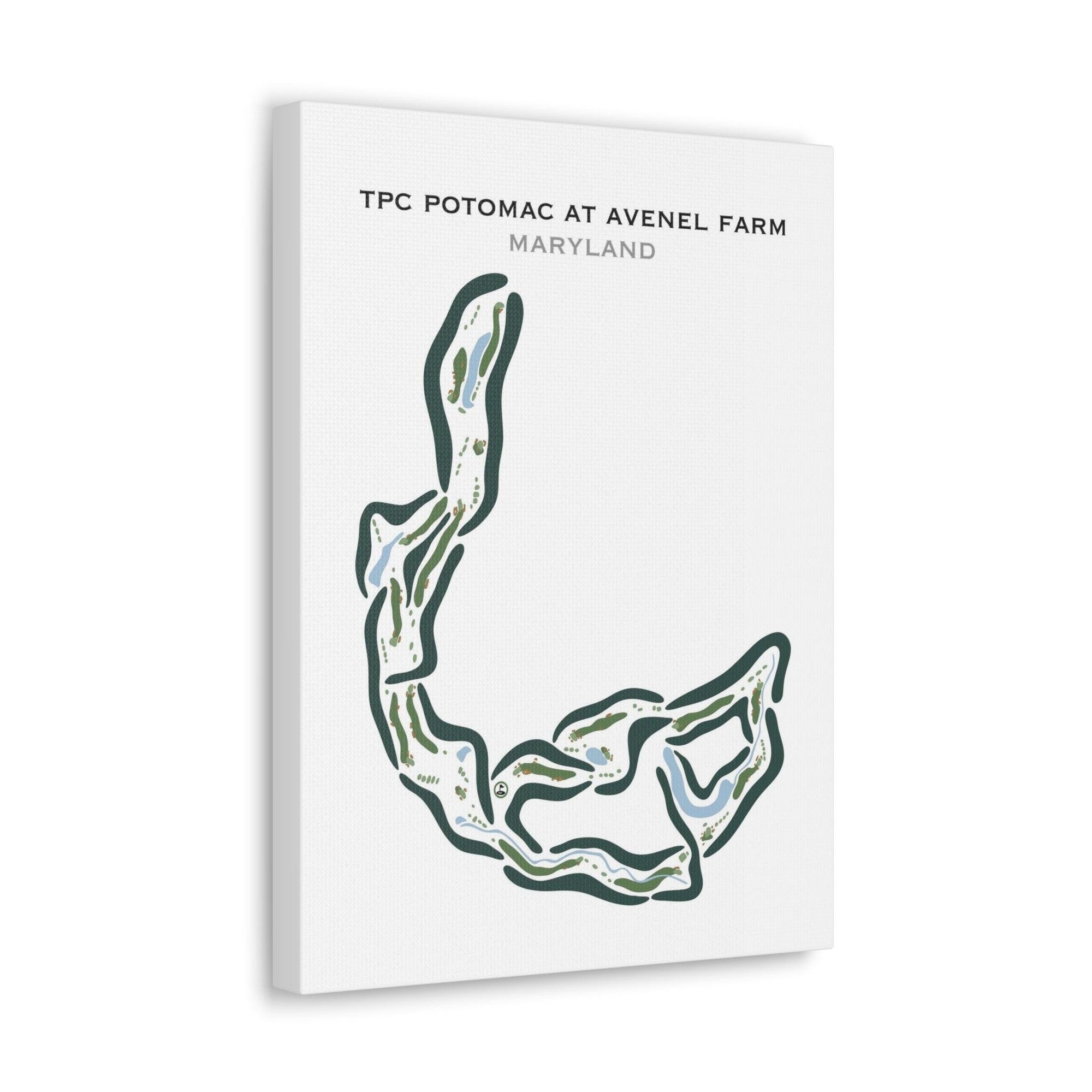 TPC Potomac at Avenel Farm, Maryland - Printed Golf Courses