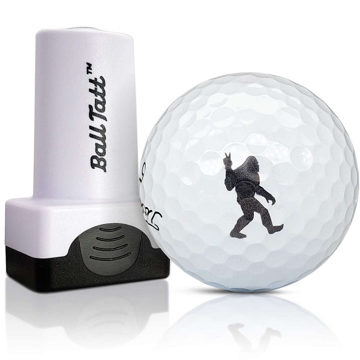 Bigfoot golf ball stamp for durable and personalized ball marking.