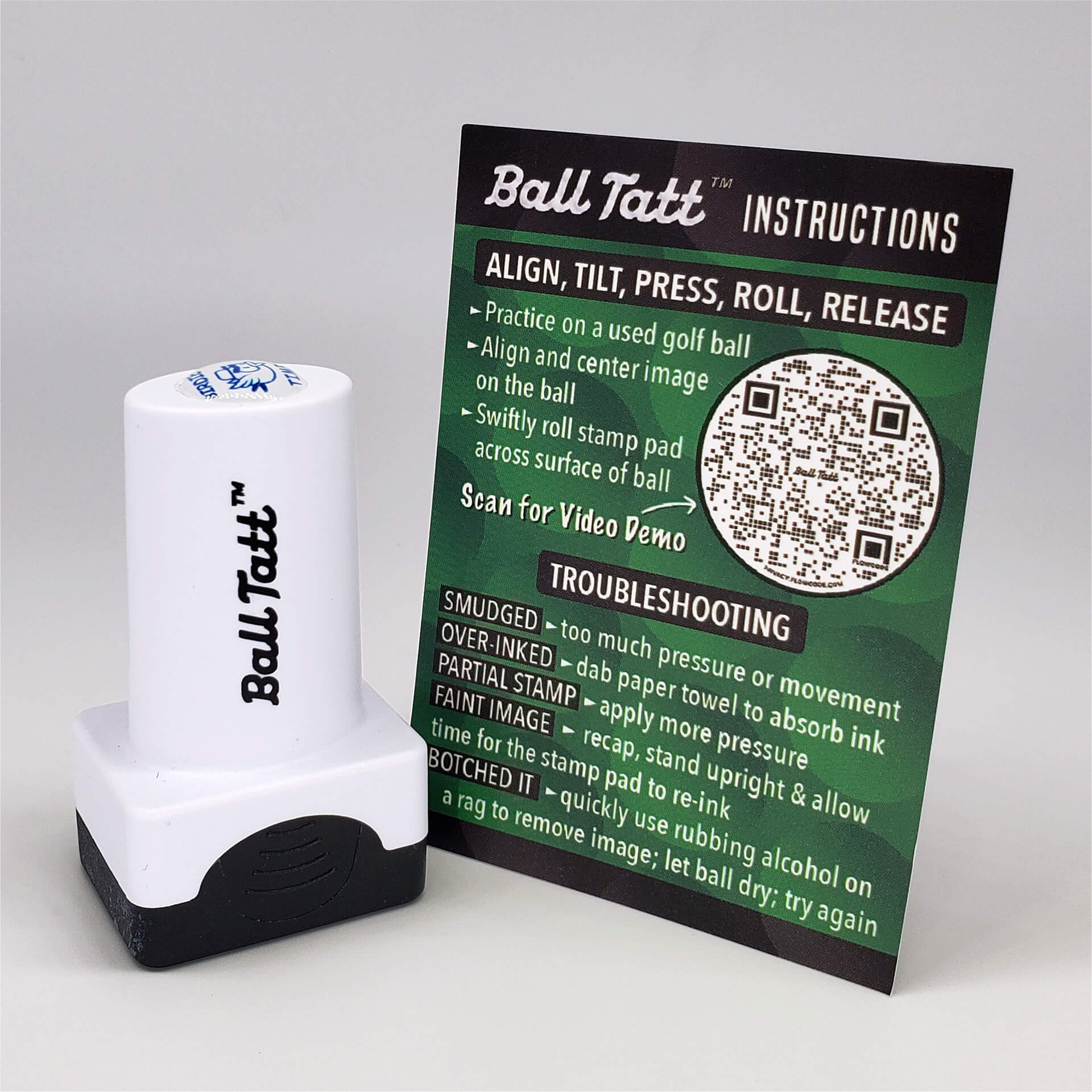 Birdie Time Golf Ball Stamp