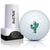 Cactus golf ball stamp for unique, durable golf ball marking.