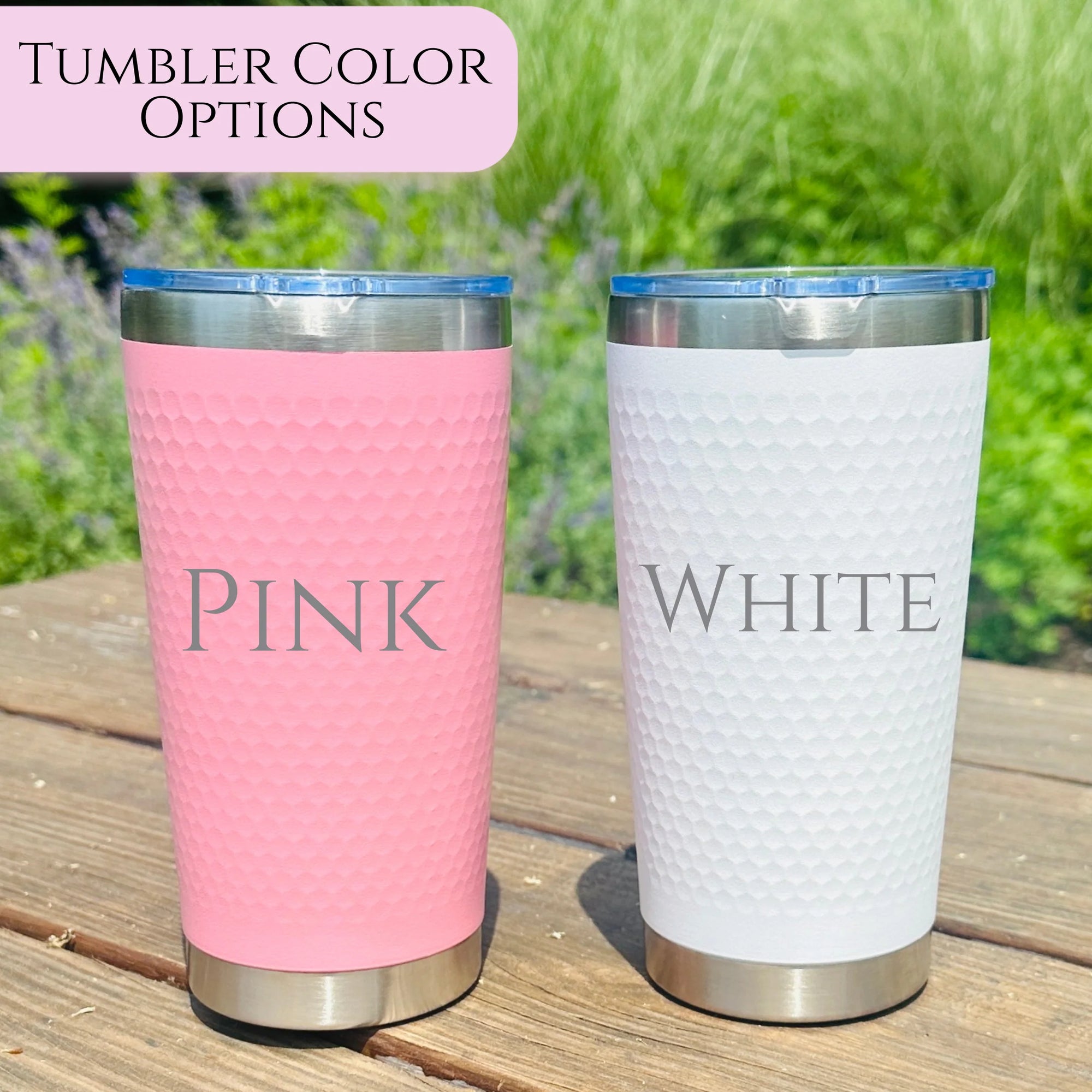 Textured Golf Tumbler