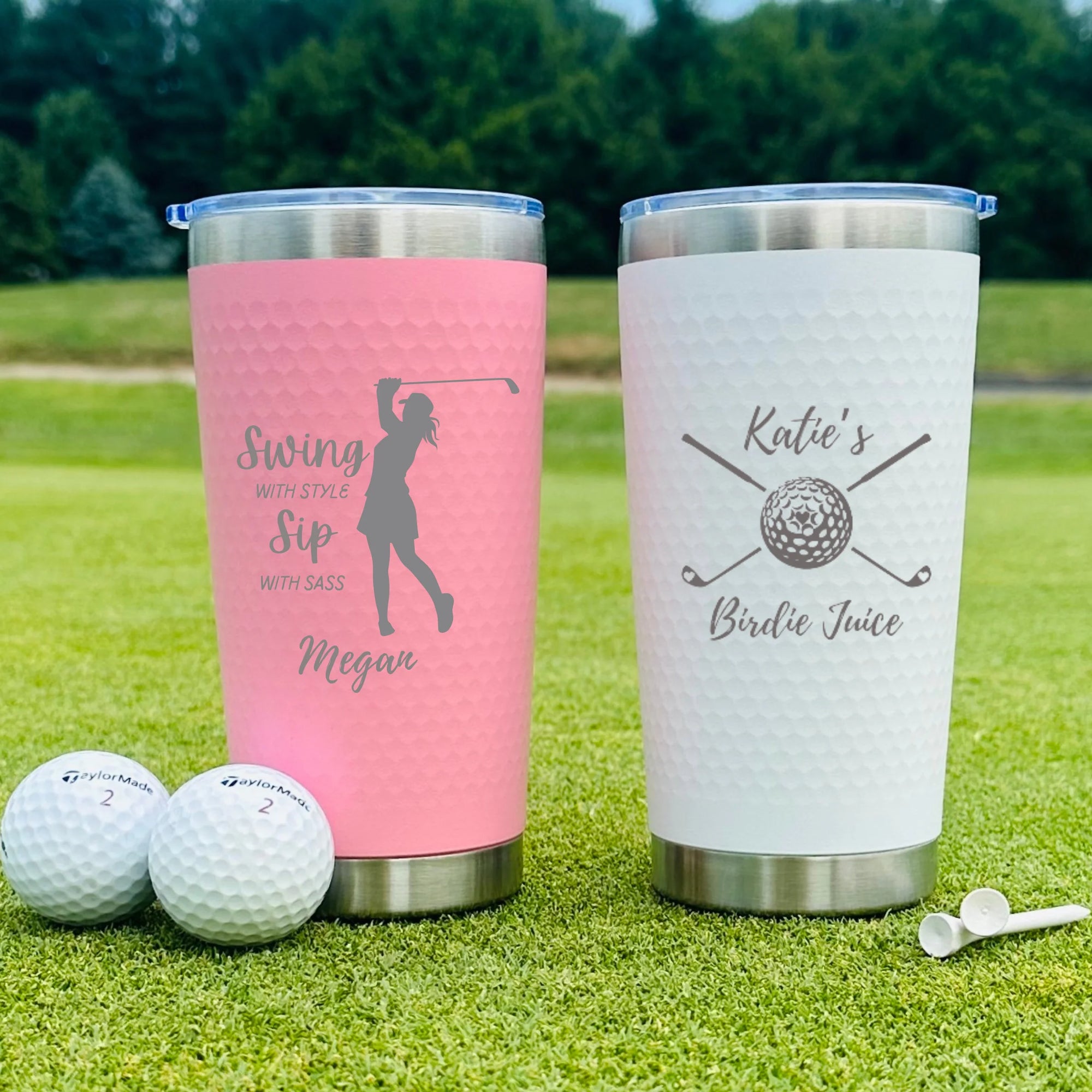 Textured Golf Tumbler