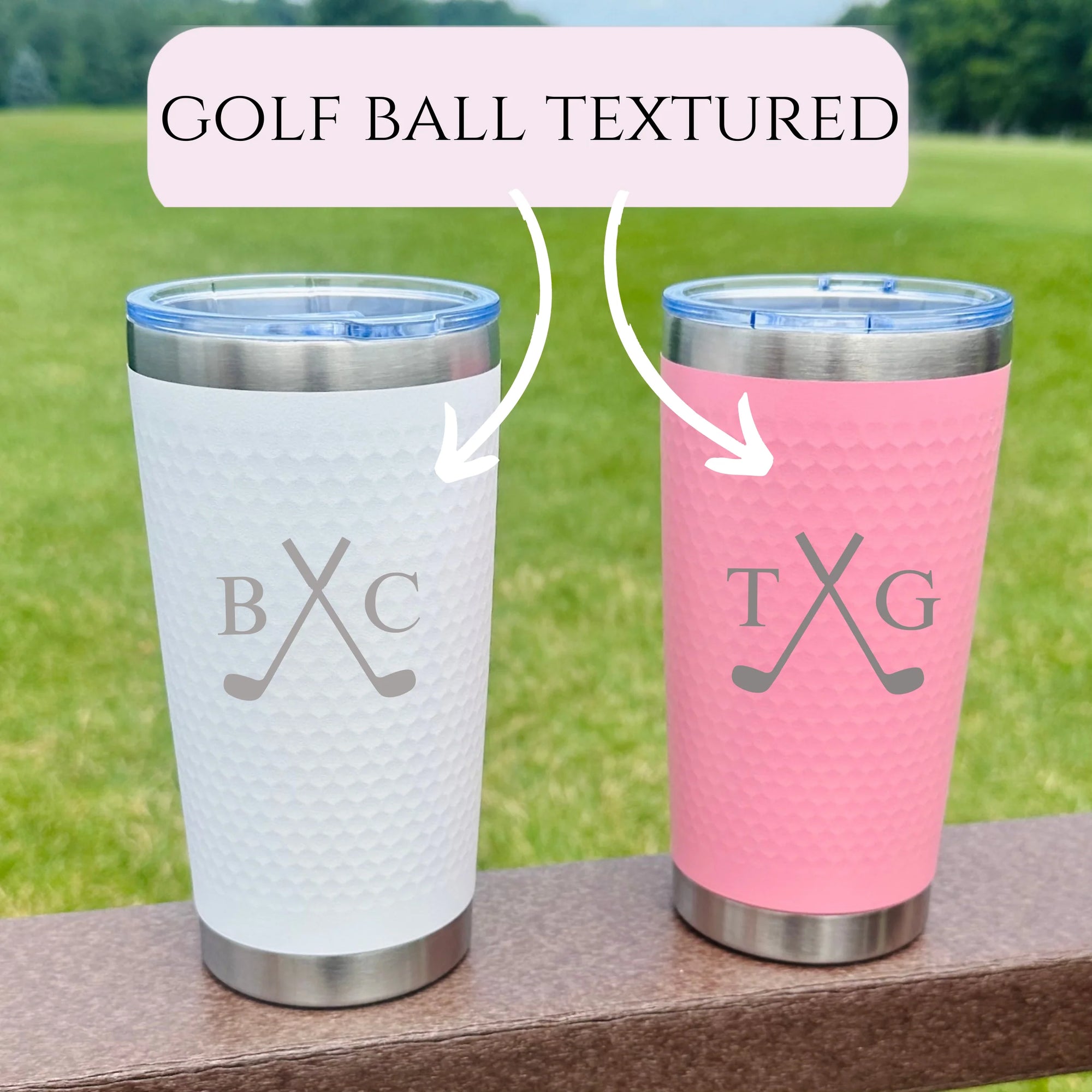 Textured Golf Tumbler