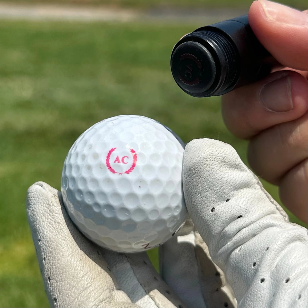 Uniquely Customized Golf Ball Stamp