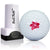 Hibiscus flower golf ball stamp for easy ball identification.