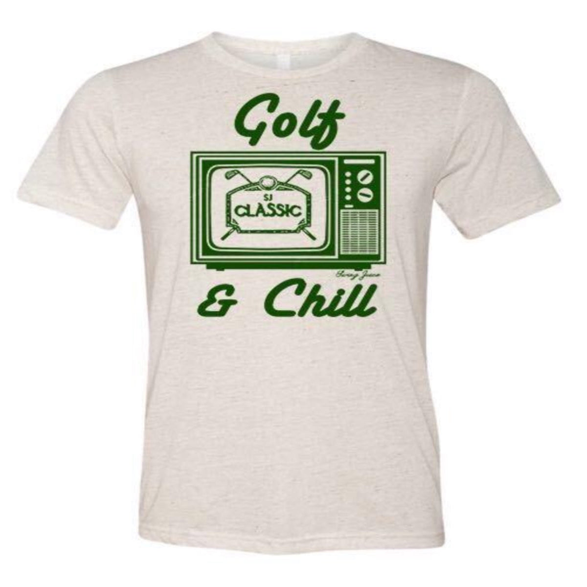 Comfortable Golf Chill unisex t-shirt with minimalist graphic, ideal for golf lovers