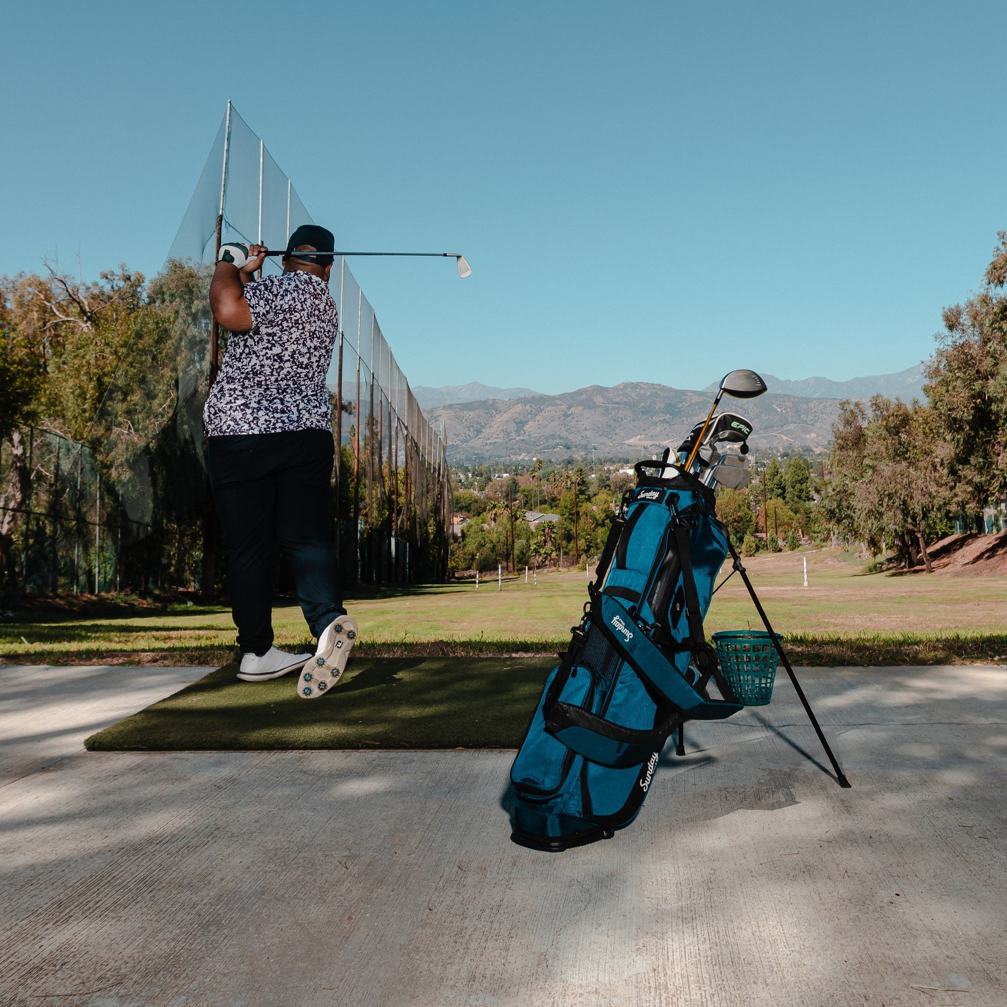 El Camino | Cobalt Blue Walking Golf Bag