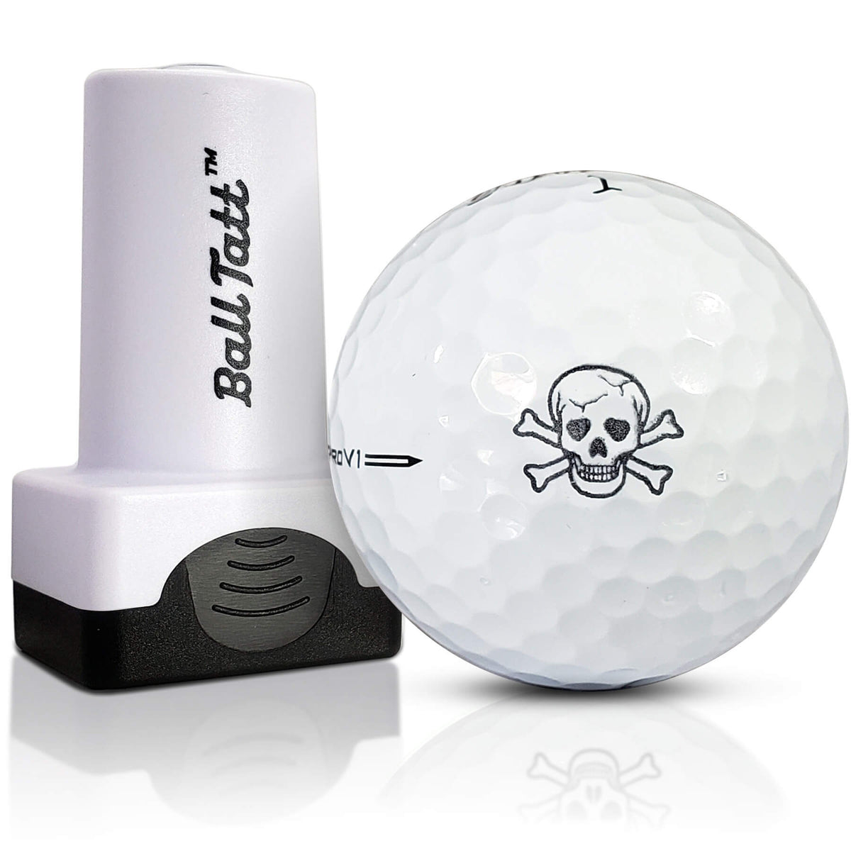 Skull &amp; Crossbones Golf Ball Stamp for unique ball marking.