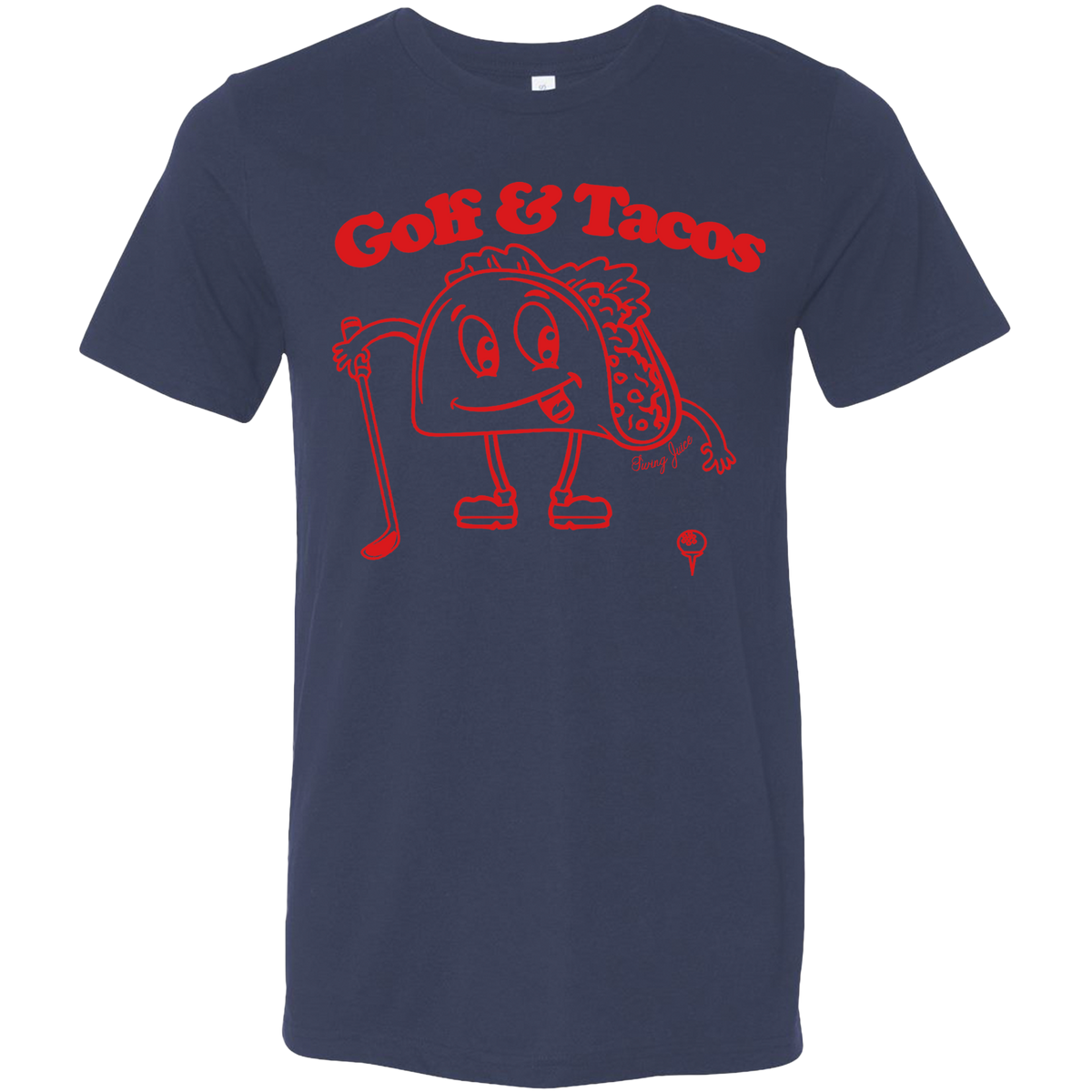 Golf Tacos Unisex T-Shirt - Fun golf and taco graphic, soft cotton, relaxed fit