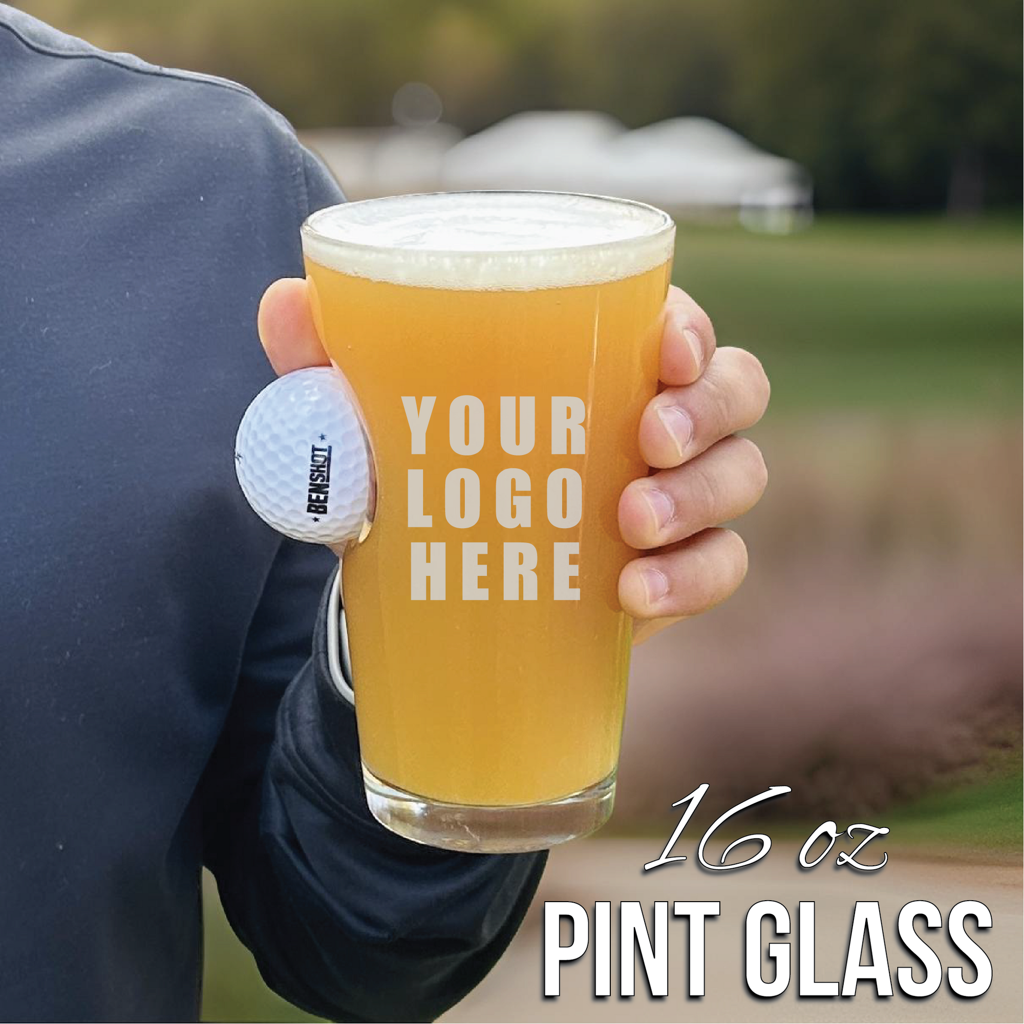 Golf Tournament Golf Ball Pint Glass