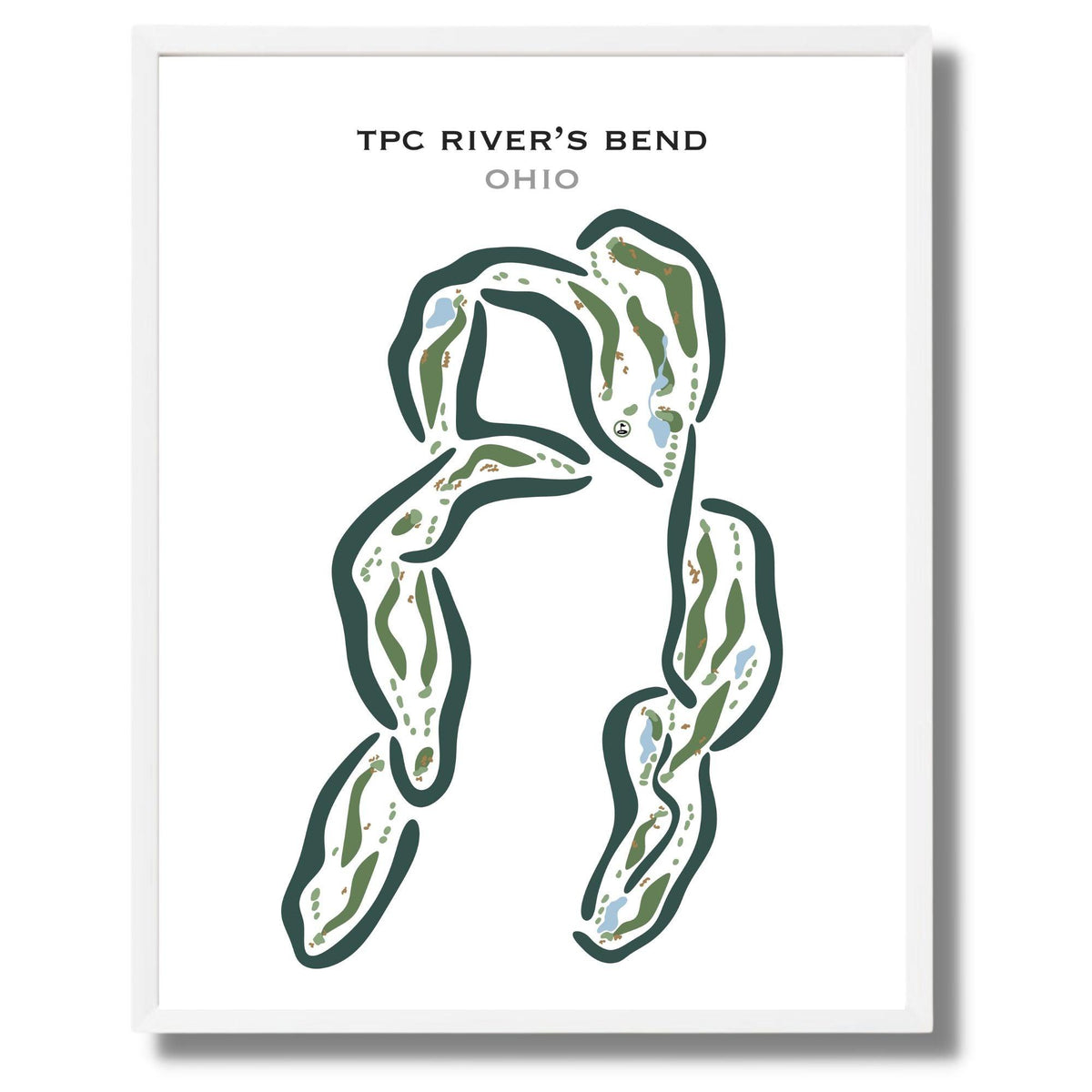 TPC River&#39;s Bend, Ohio - Printed Golf Courses