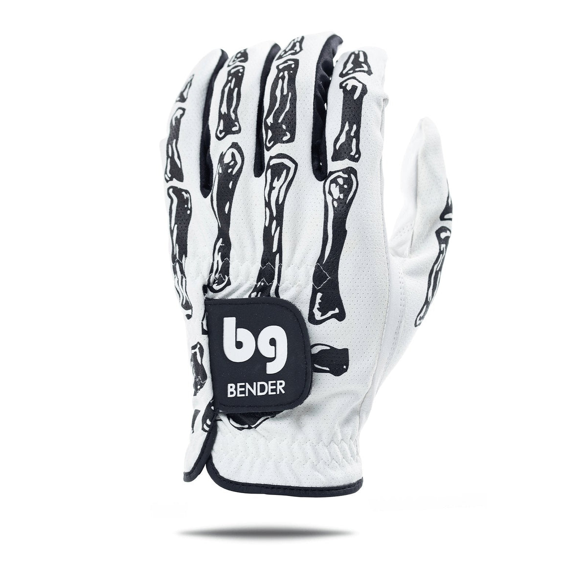 White Bones Mesh Golf Glove