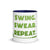 Swing Swear Repeat Mug