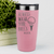 Salmon Golf Tumbler With Always Wash Your Balls Design