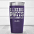 Purple Golf Tumbler With Baby Got Back Design