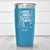 Light Blue Golf Tumbler With Born To Golf Design