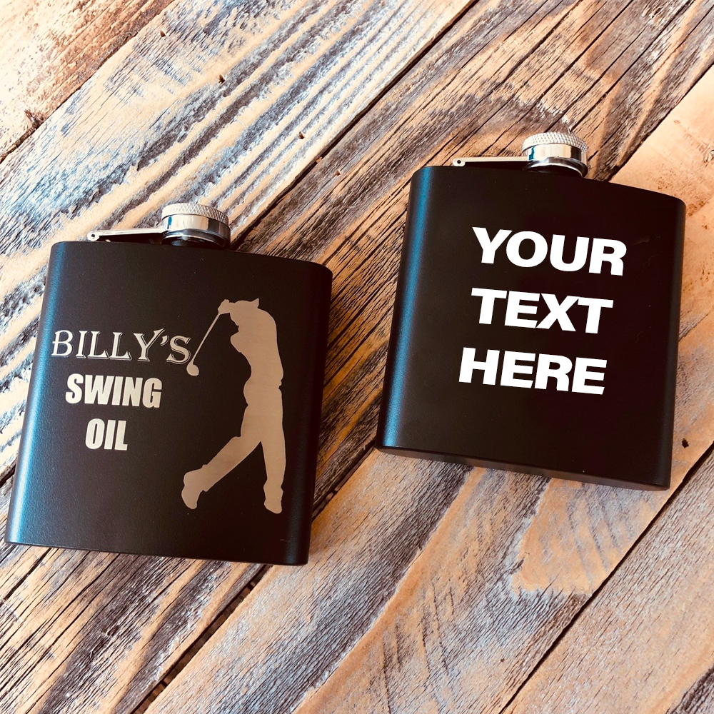 Personalized Golf Flask