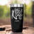 Black Golf Tumbler With Golf Thief Design