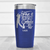 Blue Golf Tumbler With Golf Thief Design