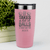 Salmon Golf Tumbler With Golfing Takes Balls Design