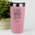 Salmon Golf Tumbler With It Takes Balls To Golf Like I Do Design
