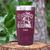 Maroon Golf Tumbler With Less Talk More Golf Design