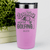 Pink Golf Tumbler With Less Talk More Golf Design