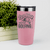 Salmon golf tumbler Less Talk More Golf
