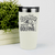 White golf tumbler Less Talk More Golf