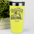 Yellow Golf Tumbler With Less Talk More Golf Design