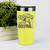 Yellow golf tumbler Less Talk More Golf