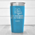 Light Blue Golf Tumbler With Life Is A Game Design