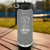 Grey golf water bottle Life Is Short Swing Hard