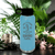 Light Blue golf water bottle Life Is Short Swing Hard