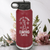 Maroon golf water bottle Life Is Short Swing Hard